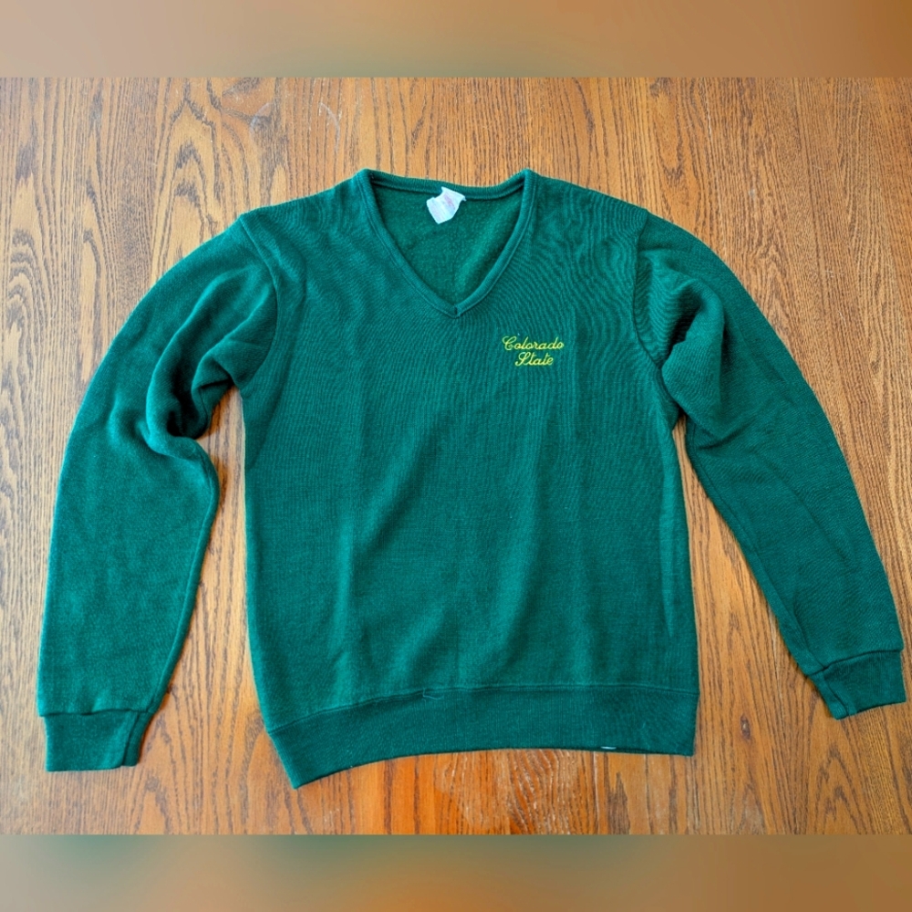 Vintage Women's Collegiate V-Neck Sweater
